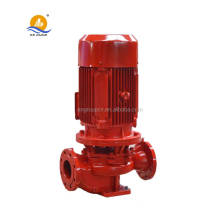 motor driven inline centrifugal water single stage fire pump
